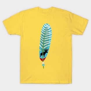Feather Tribal Ethnic T-Shirt